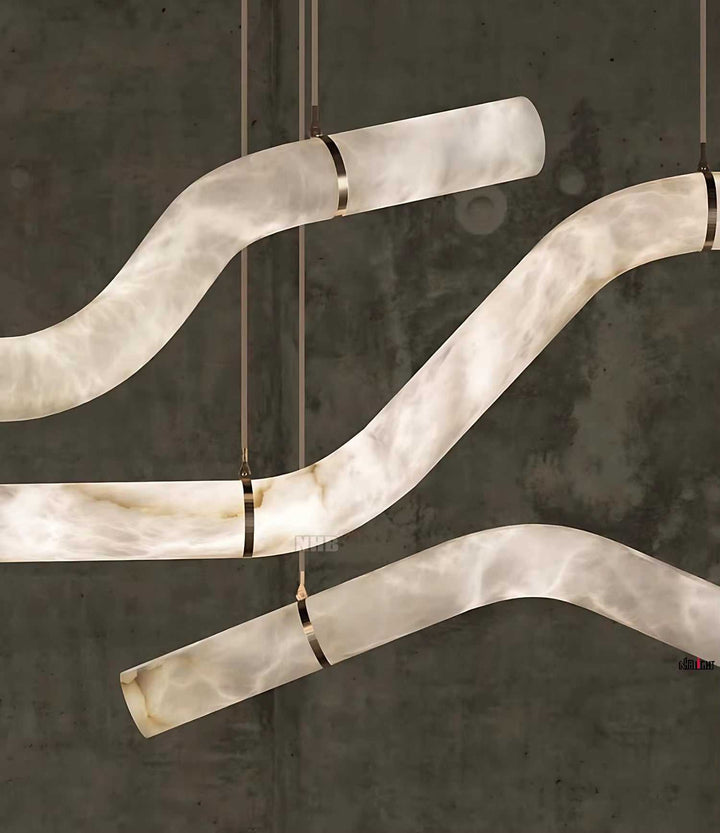 Wave Marble Pendant Light