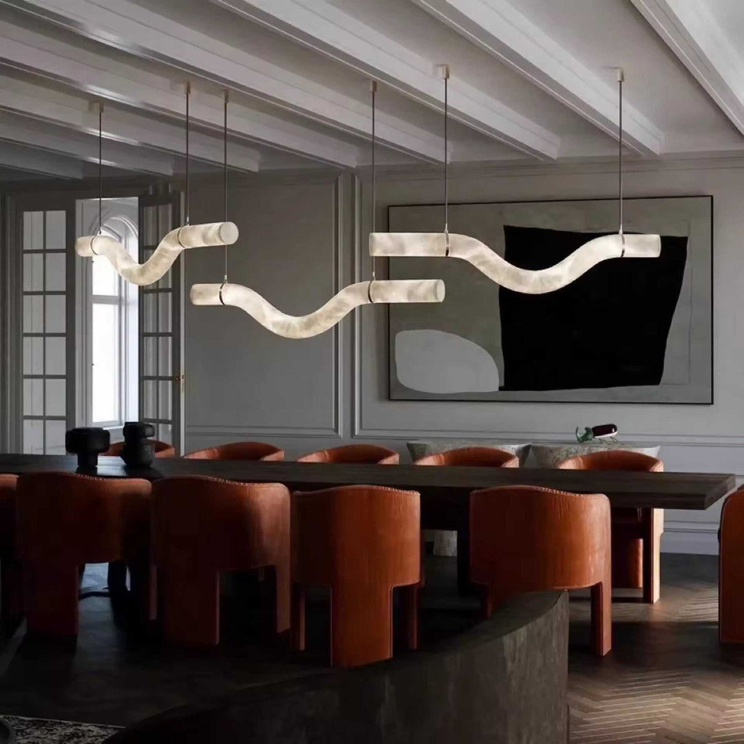 Wave Marble Pendant Light