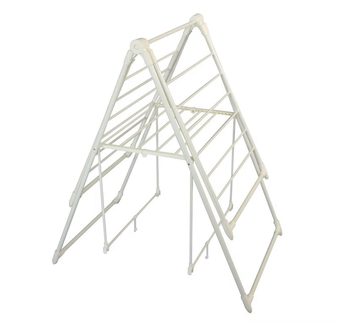 Foldable Black Metal Clothes Drying Rack