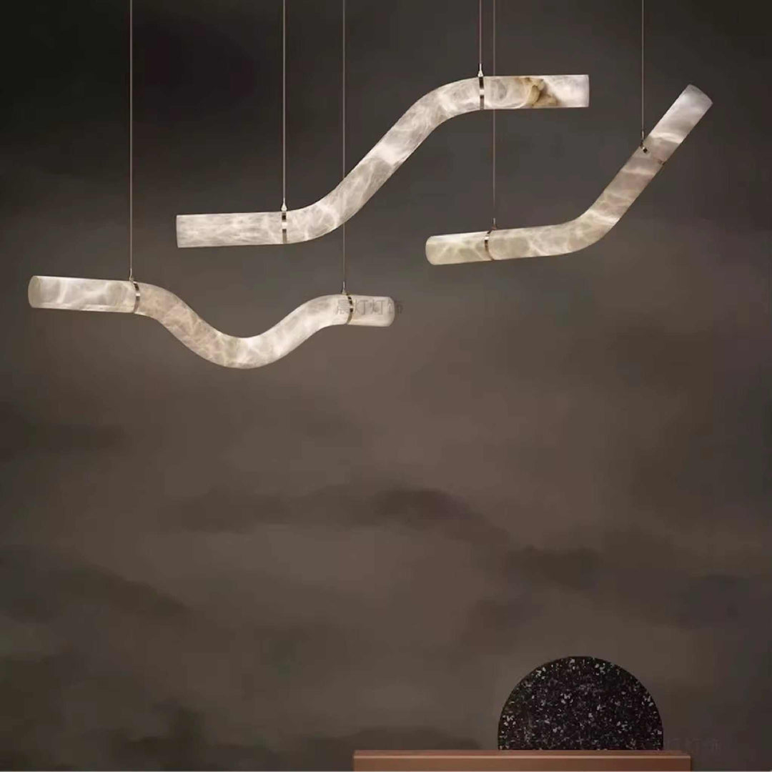 Wave Marble Pendant Light