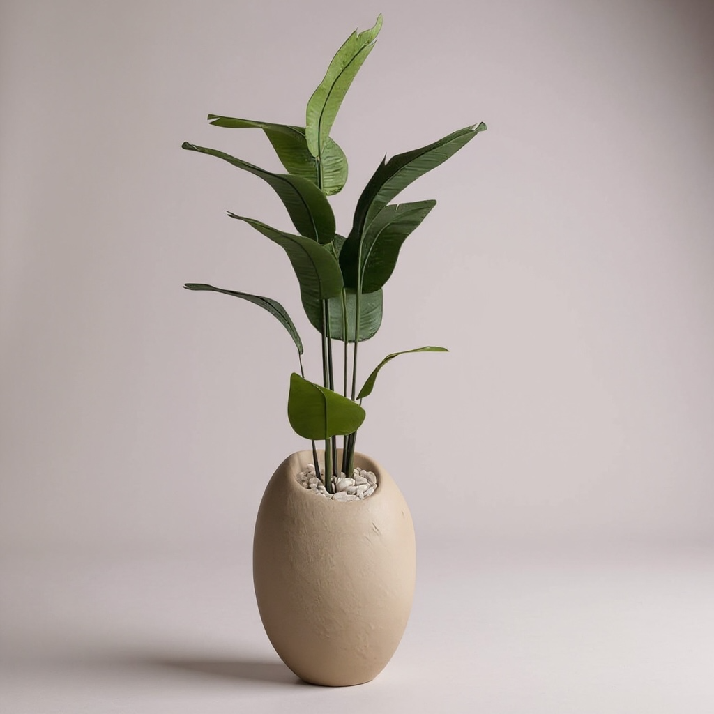 Artificial Decorative Plant in Fiberglass Pot