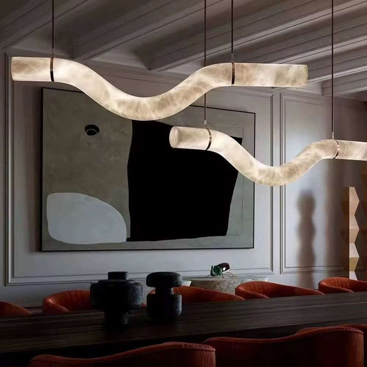 Wave Marble Pendant Light