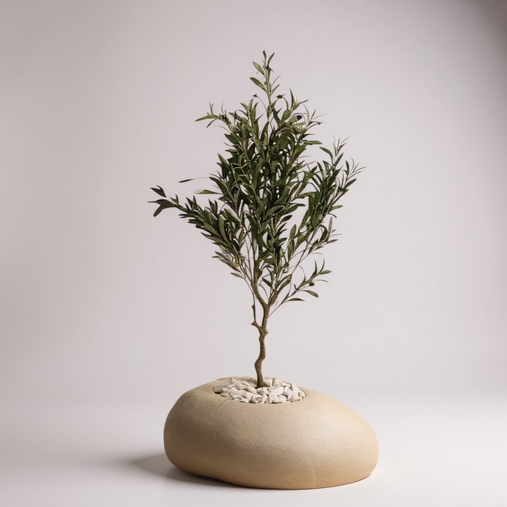Artificial Olive Tree in Fiberglass Pot