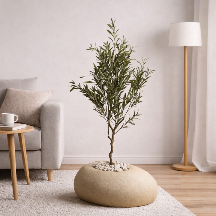 Artificial Olive Tree in Fiberglass Pot
