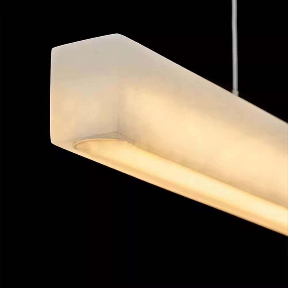 Linear Marble Pendant Light