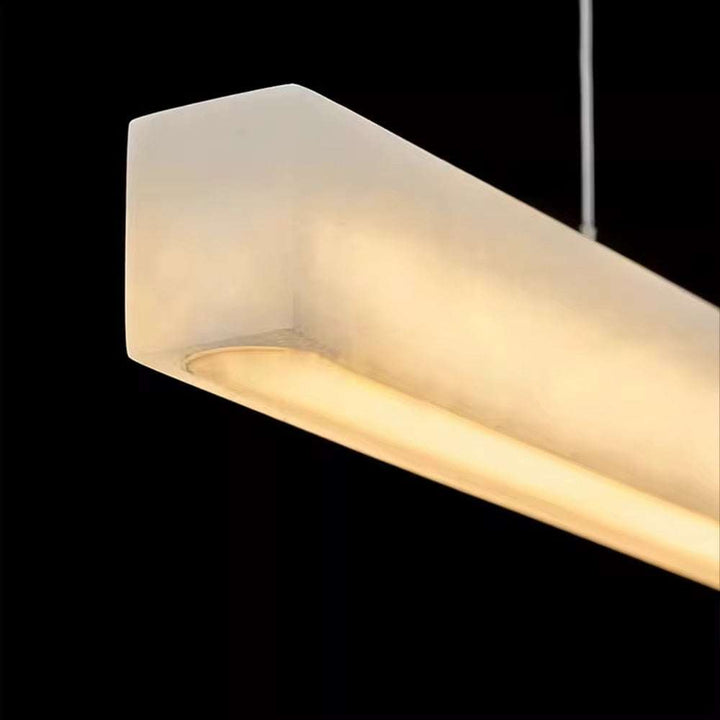 Linear Marble Pendant Light