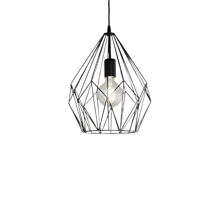 Industrial Geometric Pendant Light Set