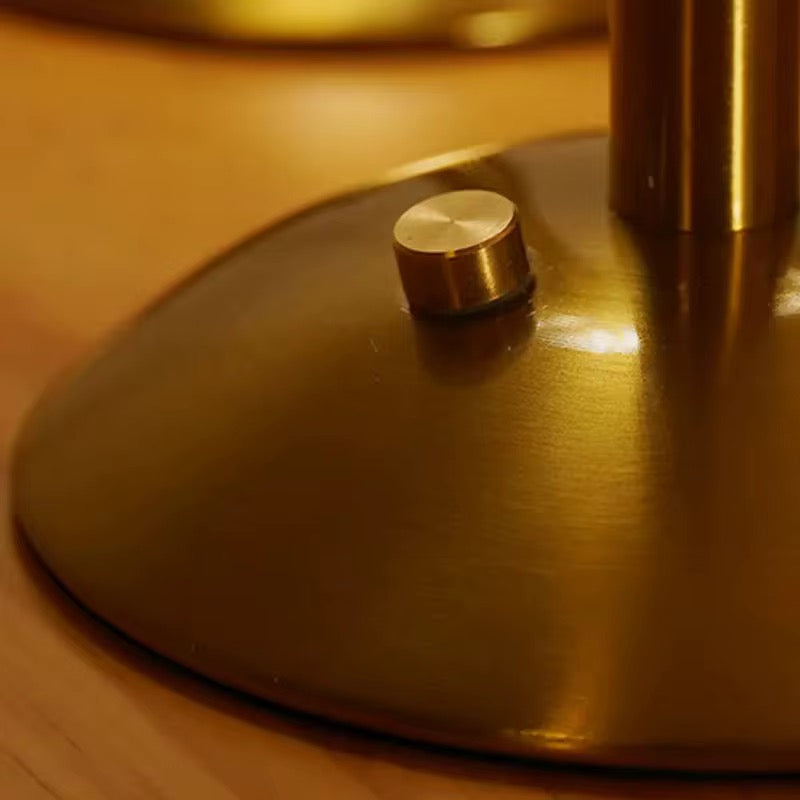 Crystal Shade Gold Table Lamp