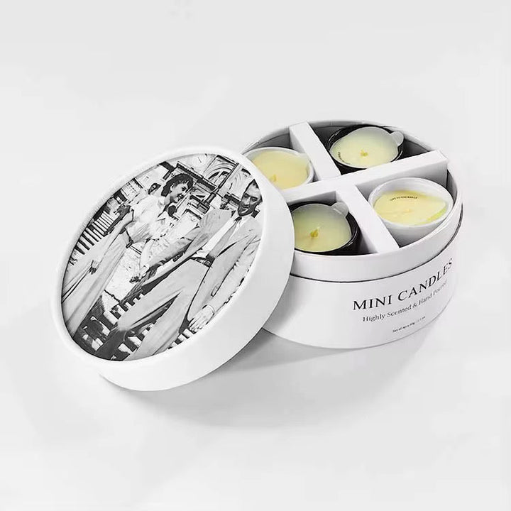 Mini Scented Candle Gift Box – Set of 4