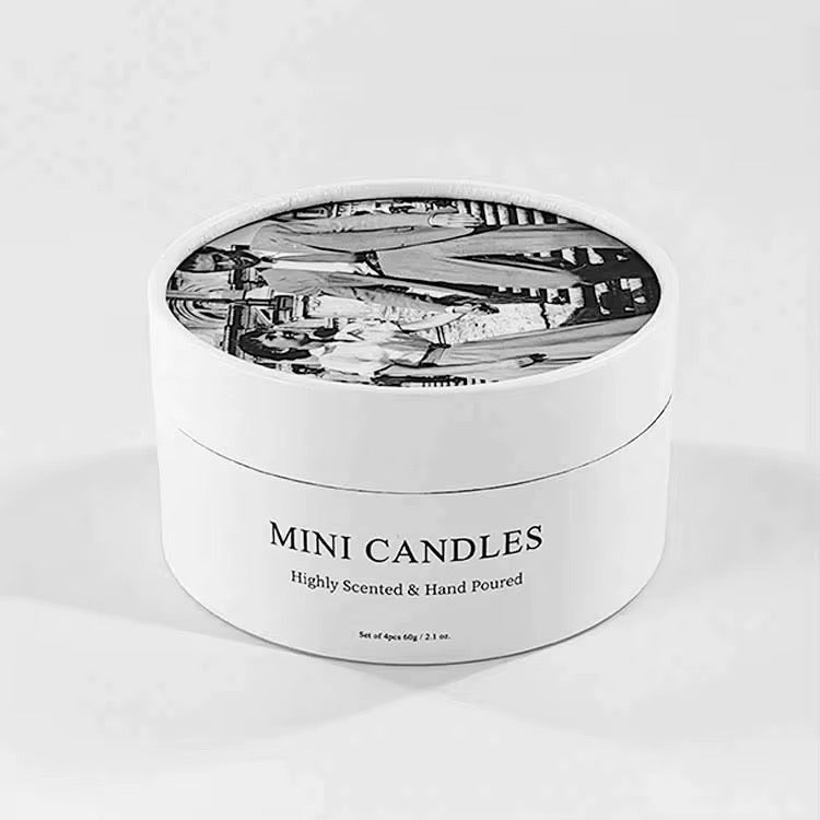 Mini Scented Candle Gift Box – Set of 4