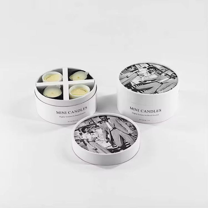 Mini Scented Candle Gift Box – Set of 4