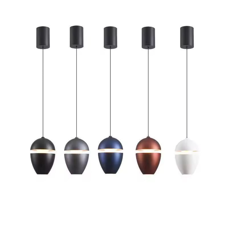 Brown and blue Metal Modern Pendant Light