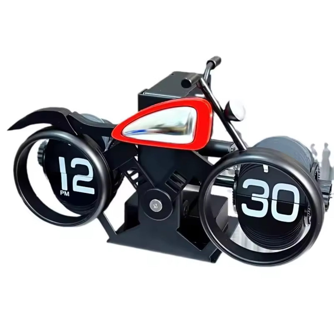 Motorcycle Flip Clock