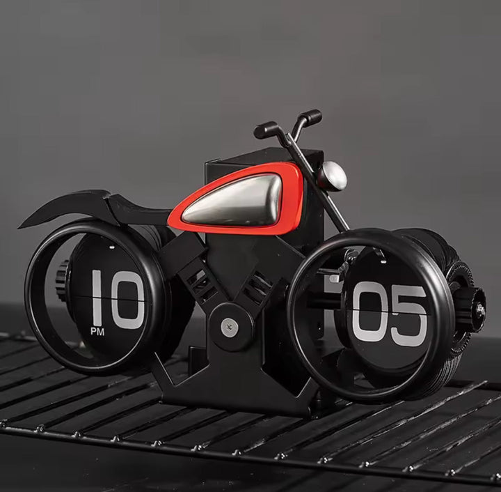 Motorcycle Flip Clock