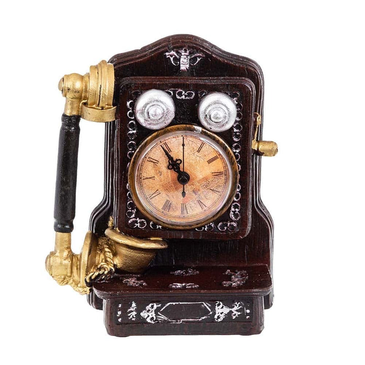 Vintage Telephone Desk Clock