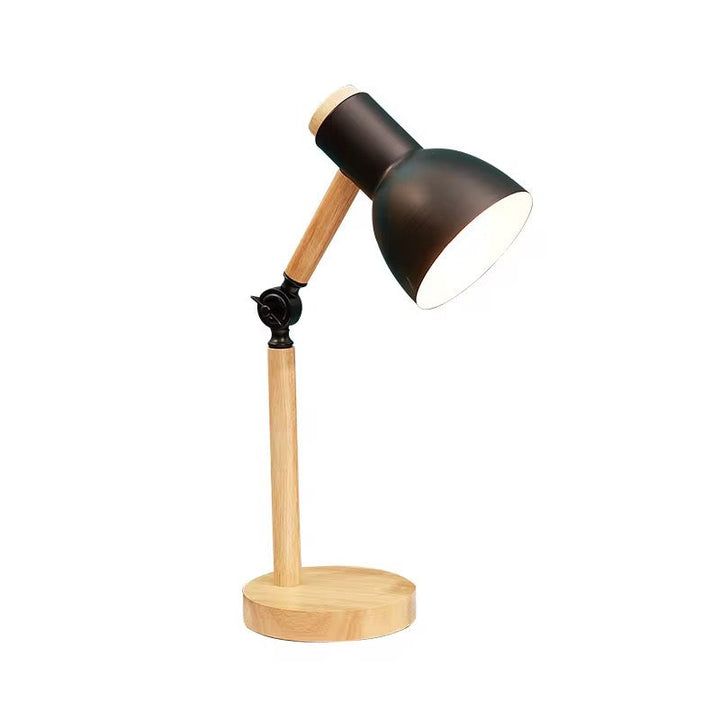 Modern Wood & Metal Table Lamp