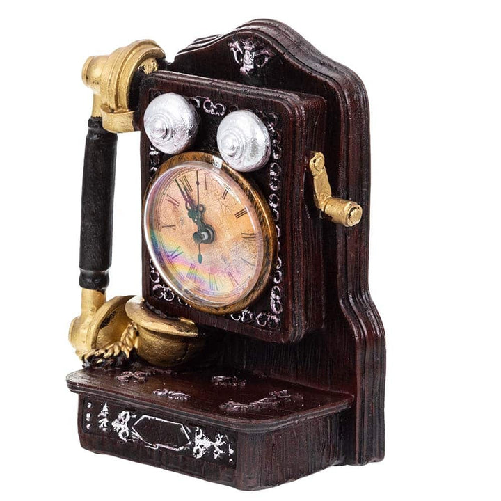 Vintage Telephone Desk Clock