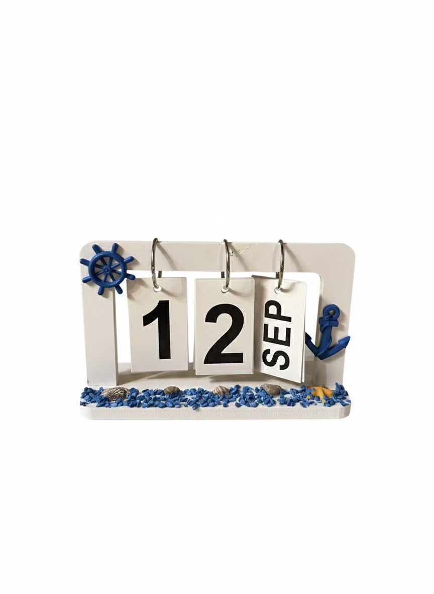 Nautical Desktop Perpetual Calendar