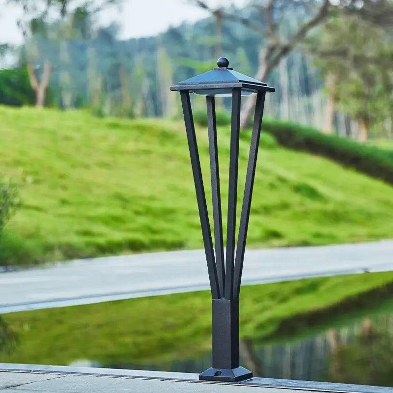 Outdoor LED Modern Lantern Bollard Light