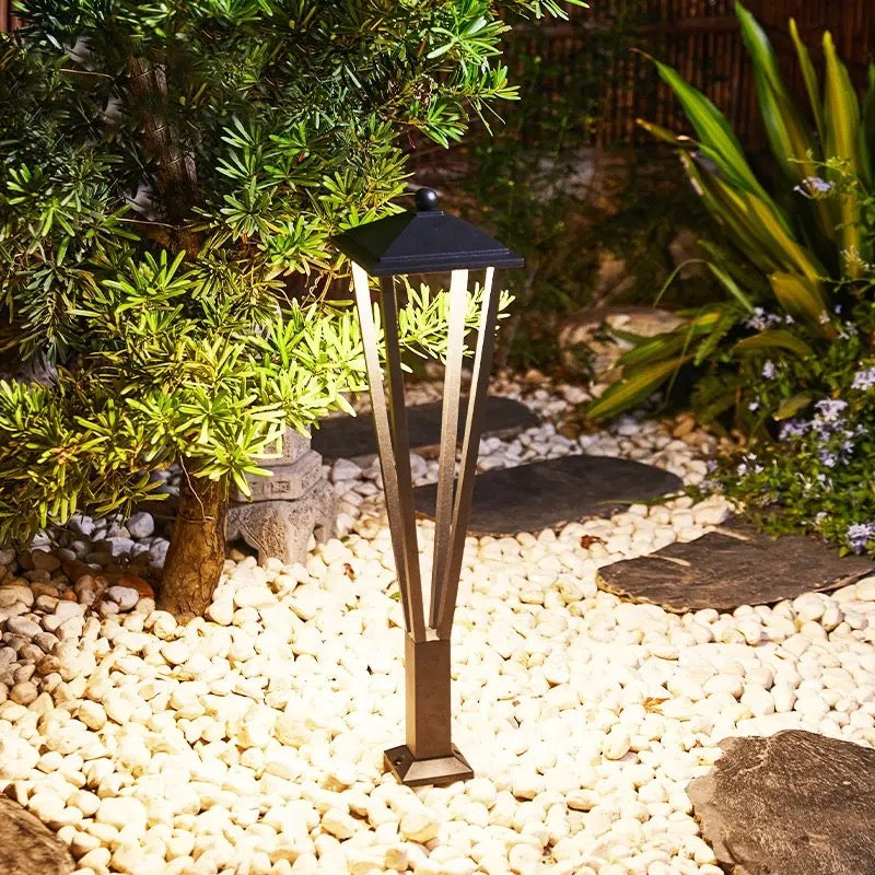 Outdoor LED Modern Lantern Bollard Light