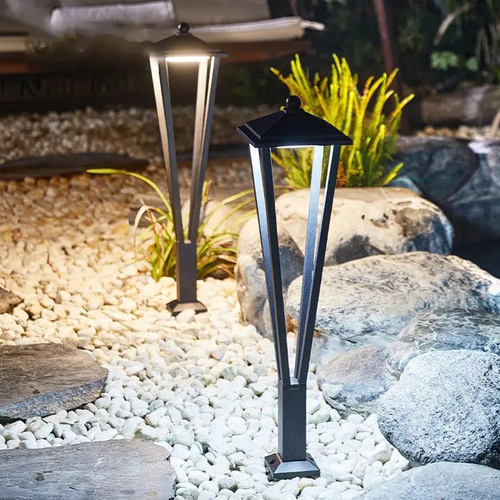 Outdoor LED Modern Lantern Bollard Light