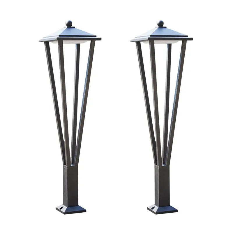 Outdoor LED Modern Lantern Bollard Light