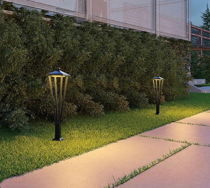 Outdoor LED Modern Lantern Bollard Light