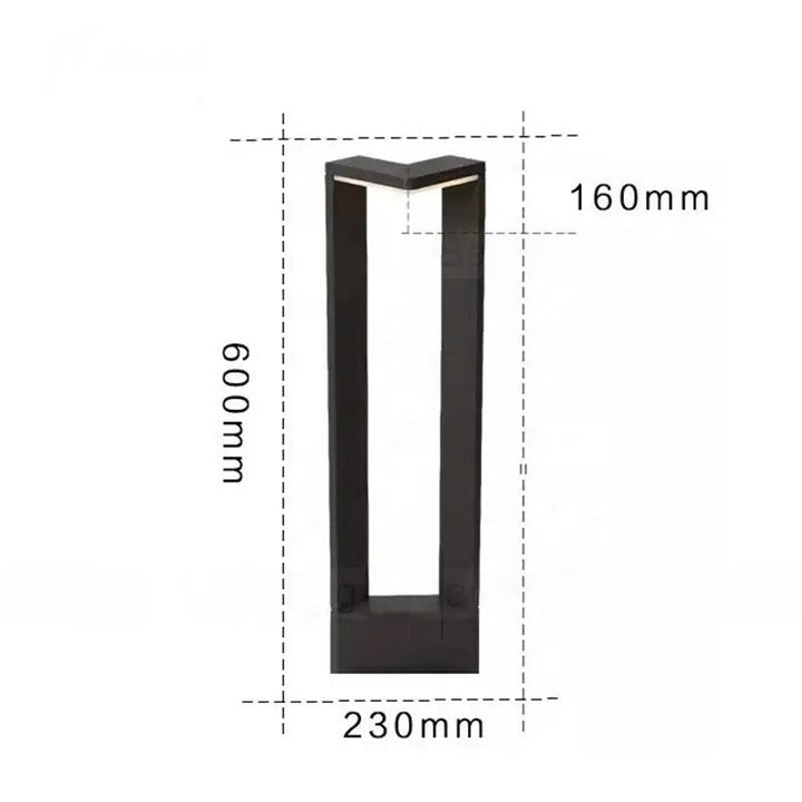 Contemporary LED Pathway Bollard Light