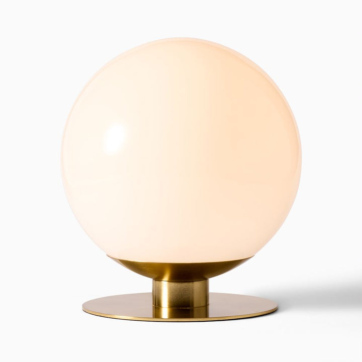 Glass Globe Table Lamp