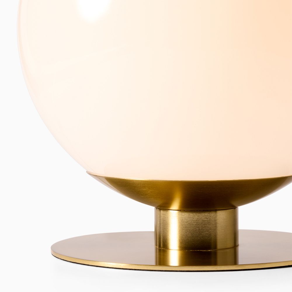 Glass Globe Table Lamp