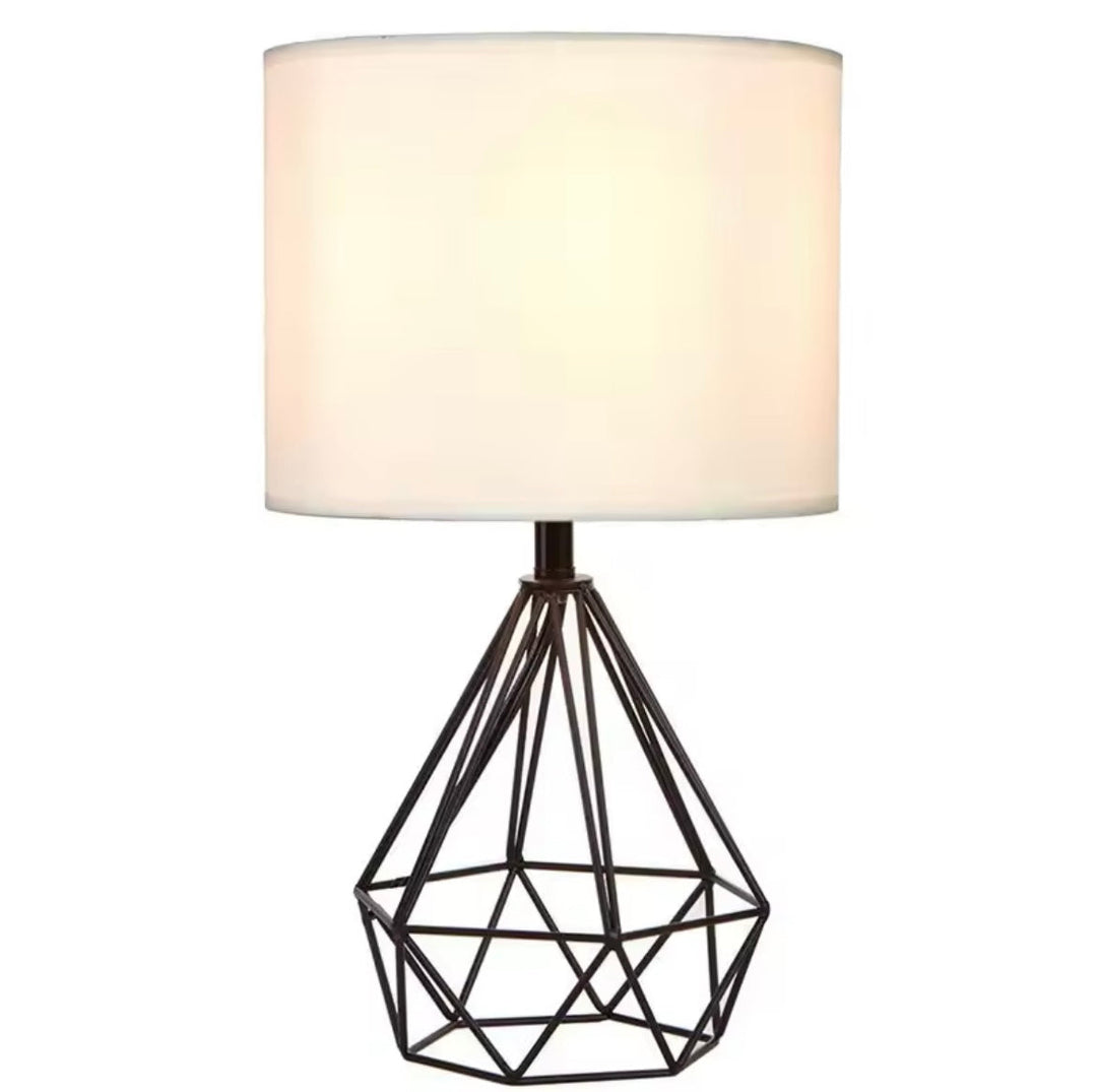 Modern Geometric Gold Table Lamp