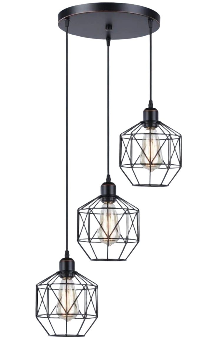 Geometric Cage Pendant Light