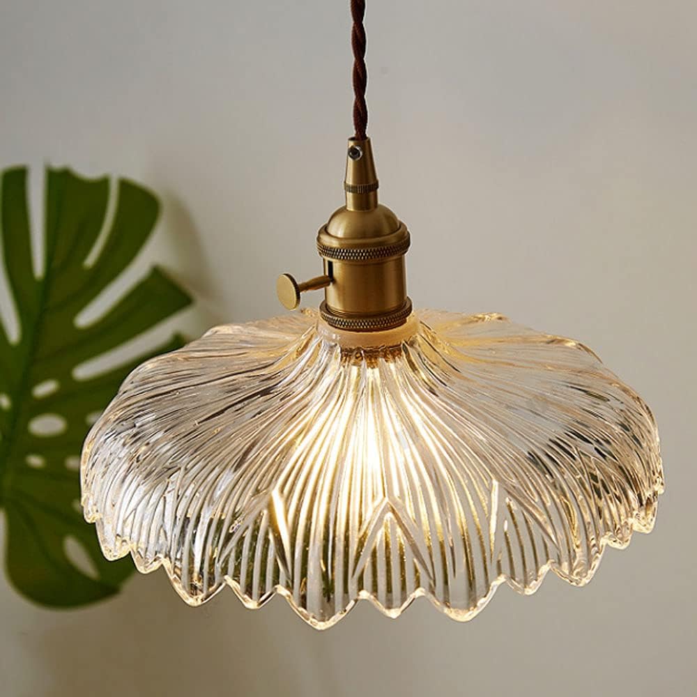 Vintage Glass Pendant Light
