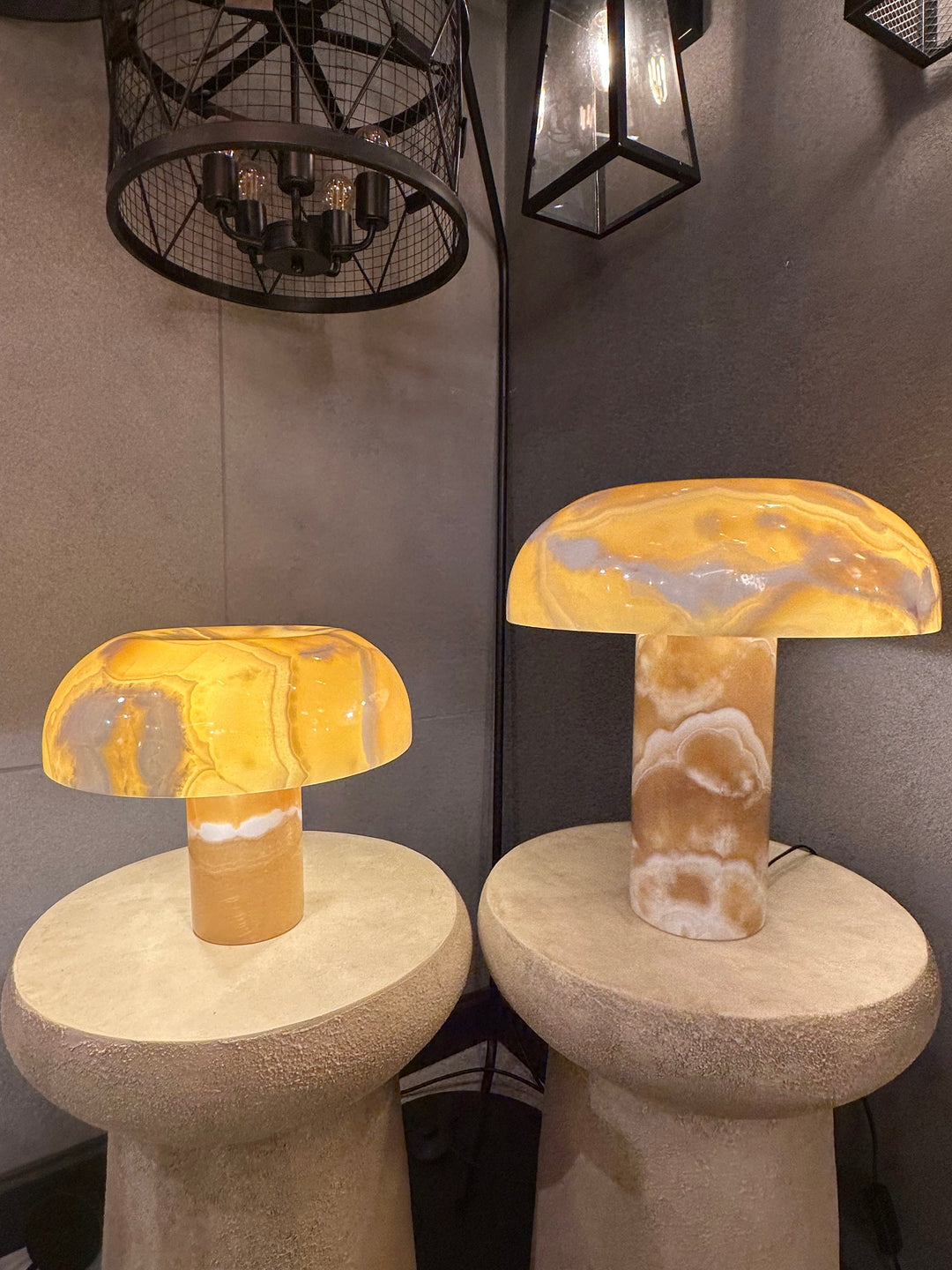 Alabaster Stone Table Lamp