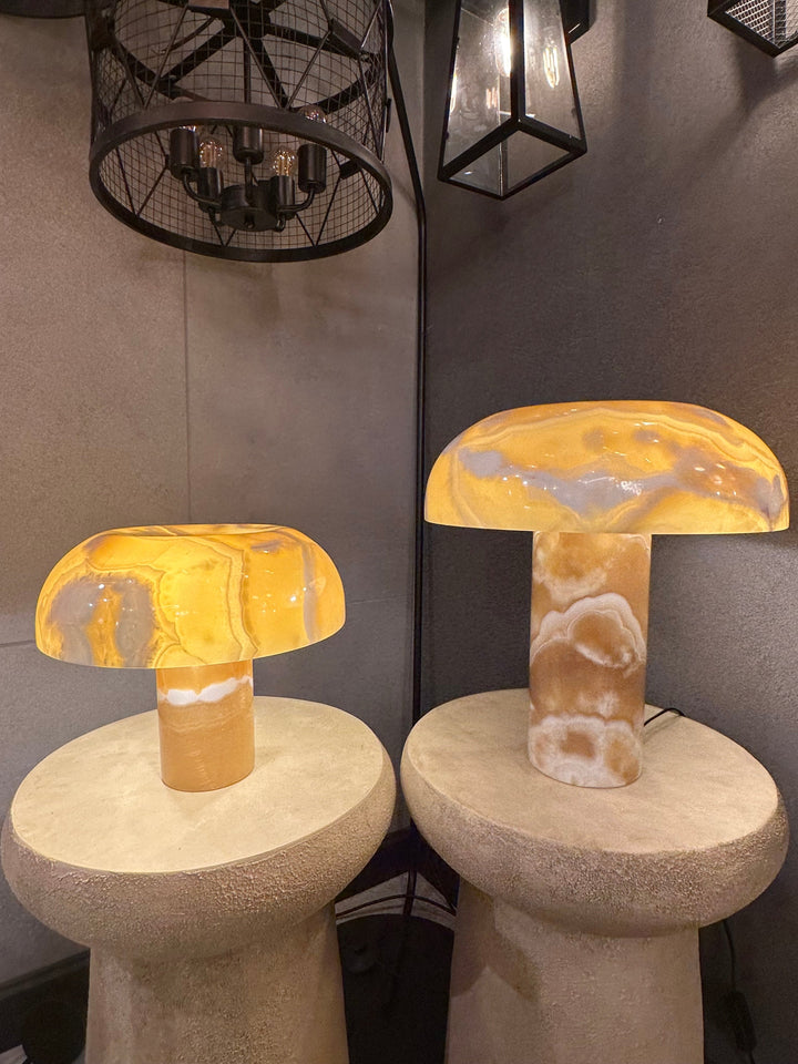 Alabaster Stone Table Lamp