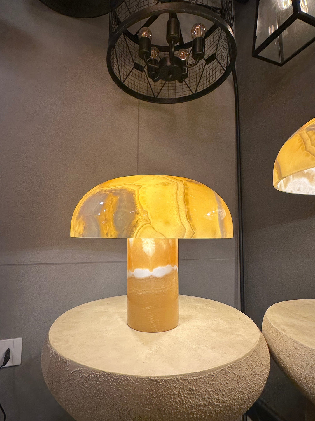 Alabaster Stone Table Lamp
