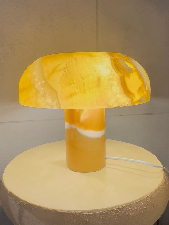 Alabaster Stone Table Lamp