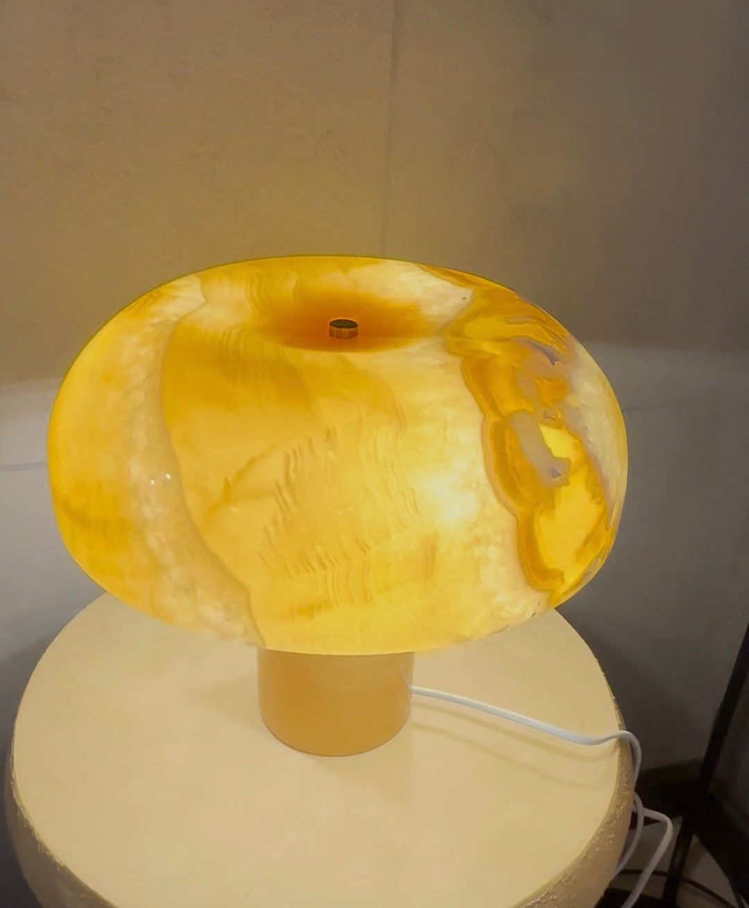 Alabaster Stone Table Lamp