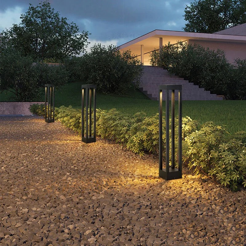 Minimalist Outdoor Bollard Light