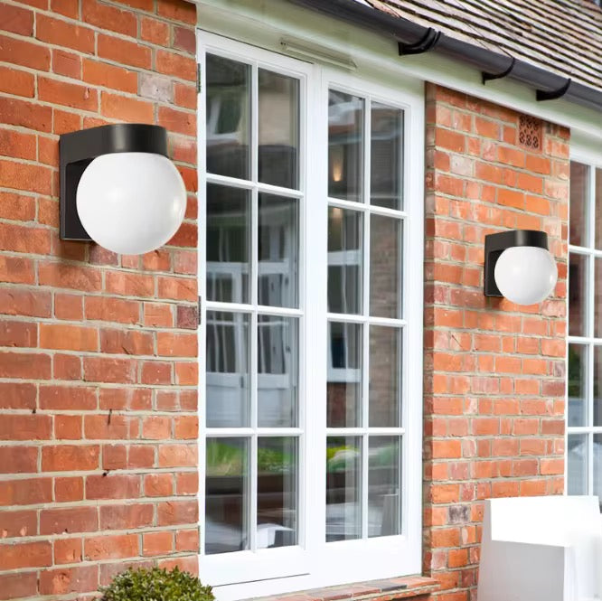 Minimal Globe outdoor Wall Light