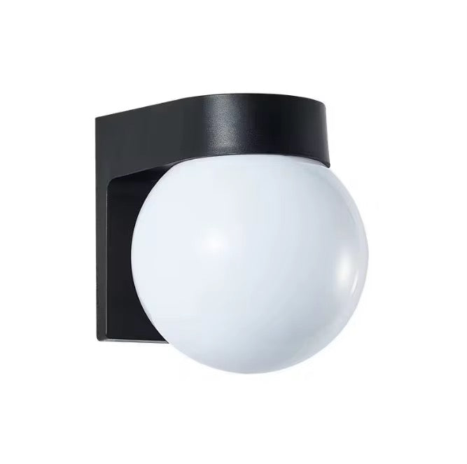 Minimal Globe outdoor Wall Light