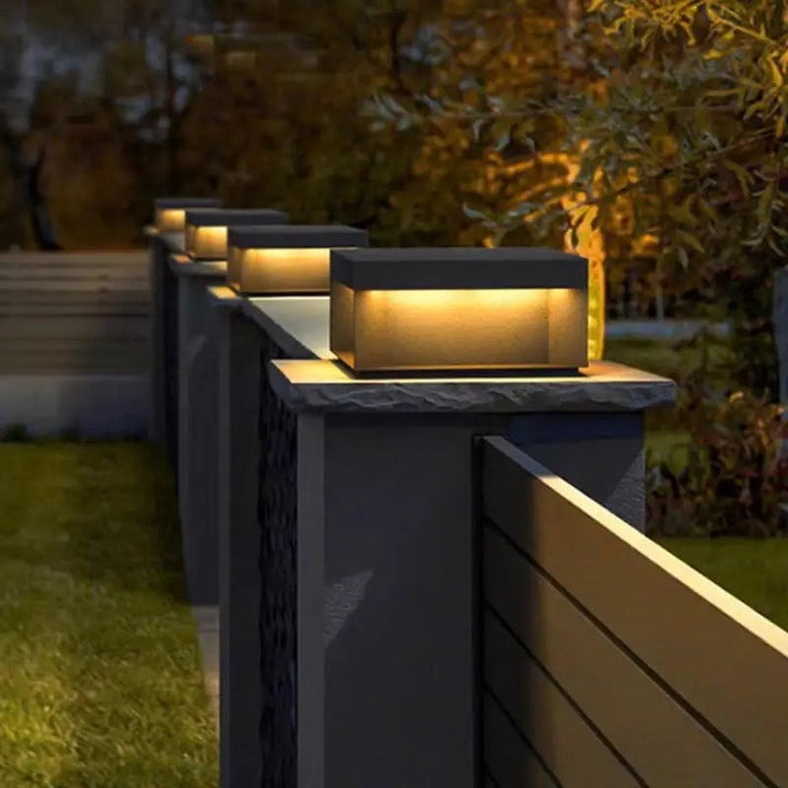 Modern Outdoor LED Bollard Light with Ambient Downward Glow