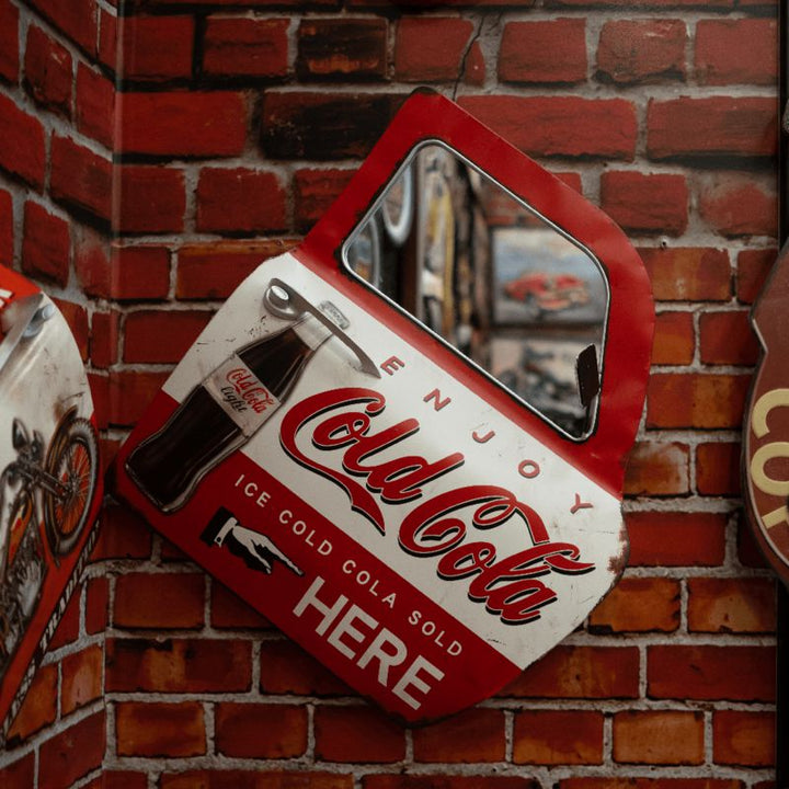 Vintage Coca-Cola Metal Wall Sign
