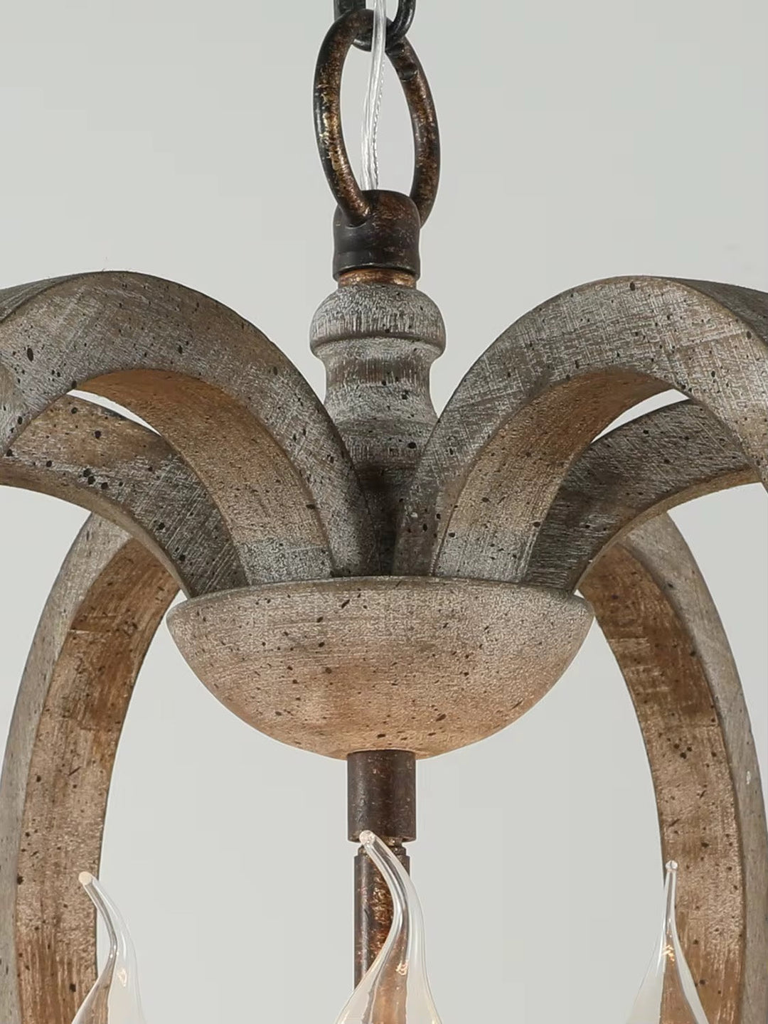 Rustic Crown Shaped Chandelier