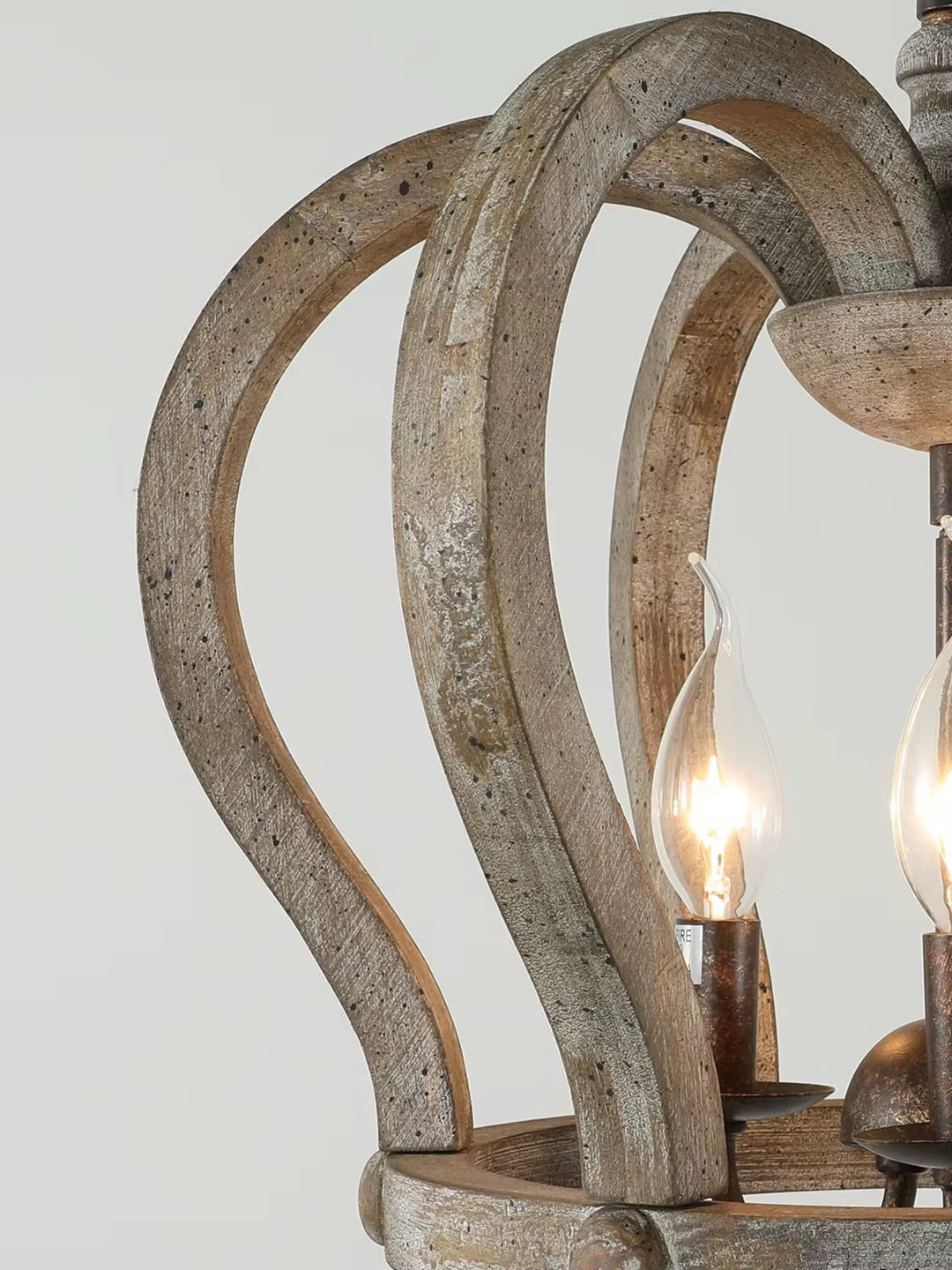 Rustic Crown Shaped Chandelier