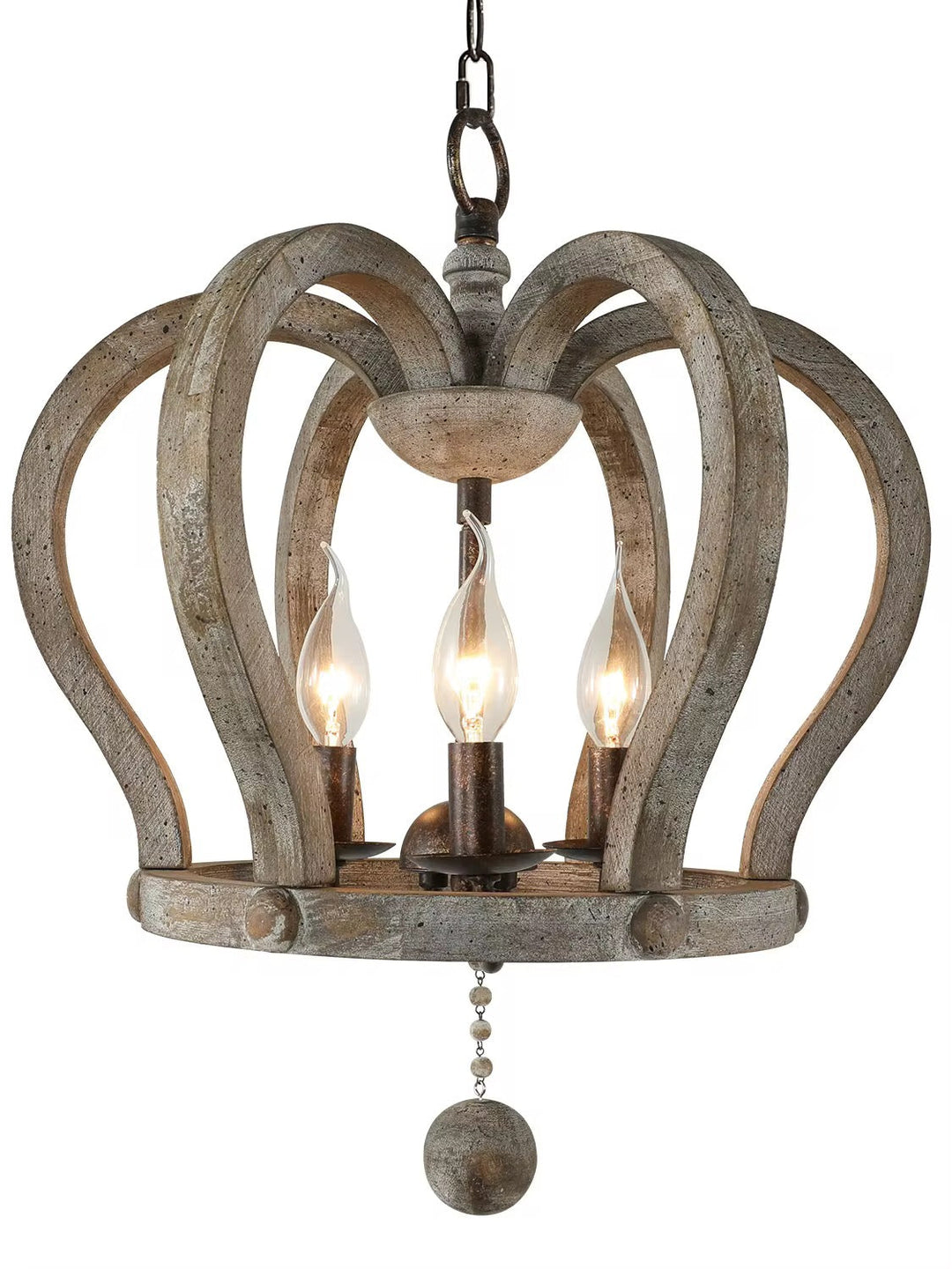 Rustic Crown Shaped Chandelier