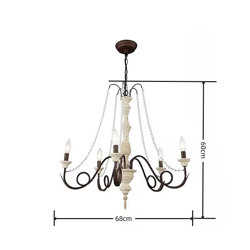 Vintage Chandelier with Chain Design