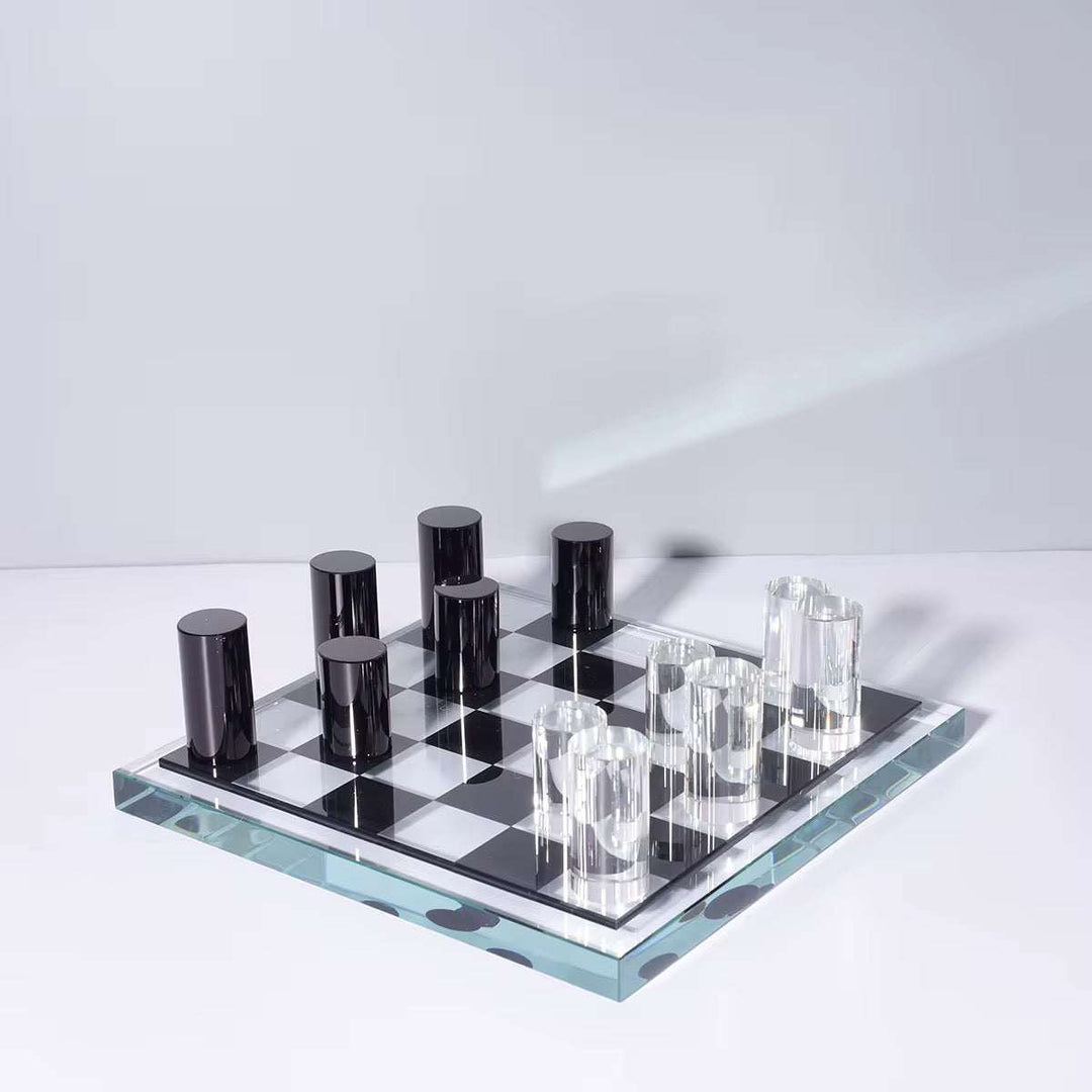 Modern Acrylic Chess Board Set