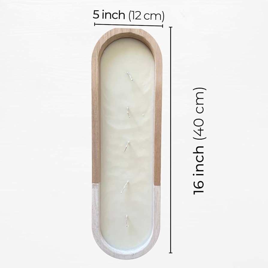 Citronella Wooden Scented Candle