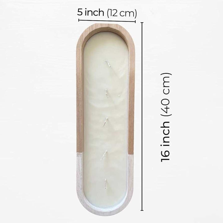Citronella Wooden Scented Candle